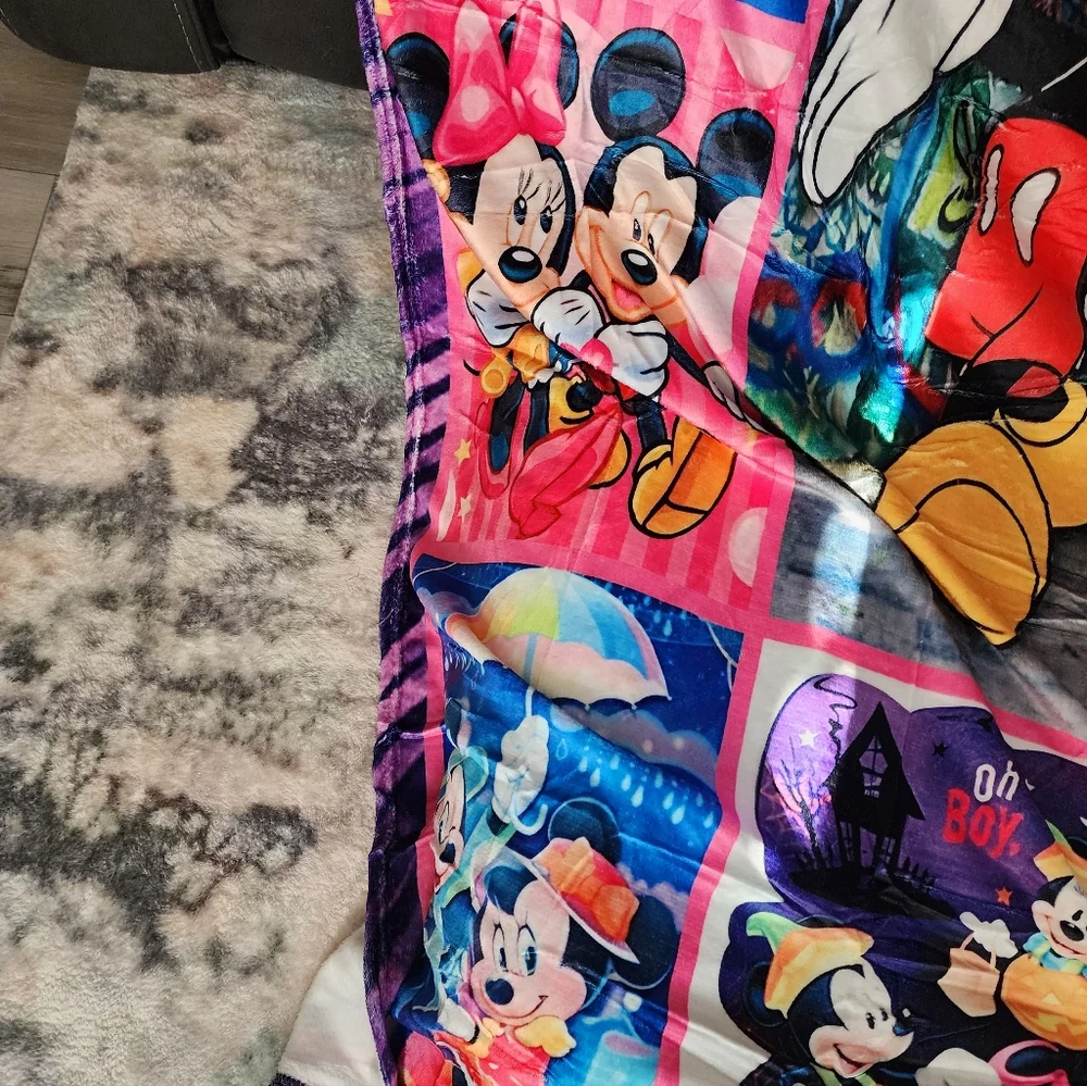 New In Vacumm Sealed Bag , Disney Character Blanket This Is For 1.